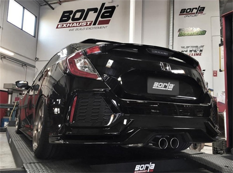 Borla 16-17 Honda Civic Sport 1.5L AT/MT Hatchback S-Type Catback Exhaust 140739 140739 Photo - lifestyle view