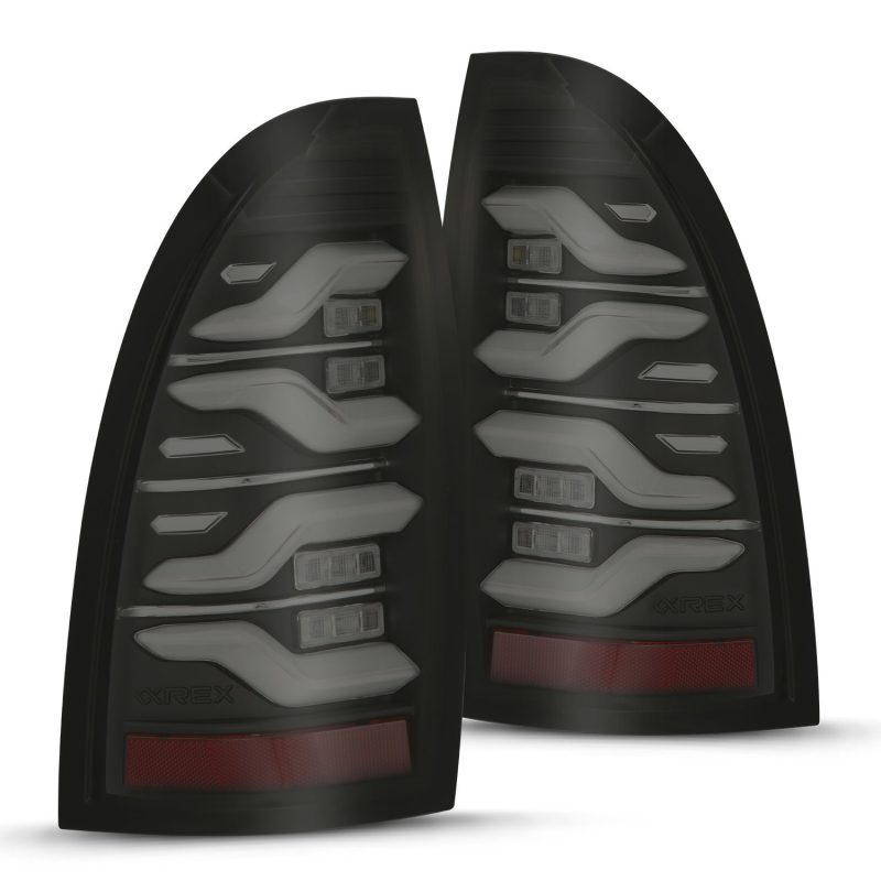 AlphaRex 05-15 Toyota Tacoma LUXX LED Taillights Blk w/Activ Light/Seq Signal 680060 680060 Photo - Primary