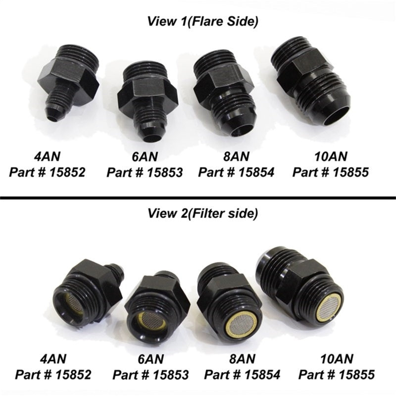 Nitrous Express 4AN to 8AN Orb Filter Fitting for Lightning 375 15852 15852 Photo - Primary