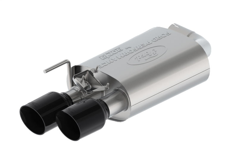 Ford Racing 2024 Mustang 2.3L Sport Active Axle-Back - Black Tip M-5230-M2SB M-5230-M2SB Photo - Unmounted