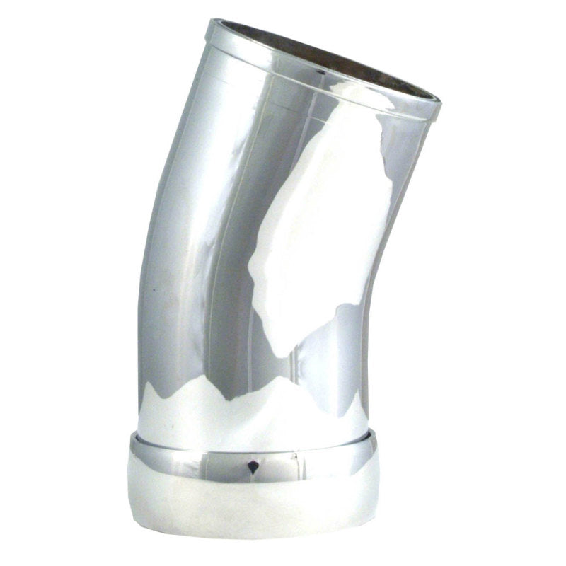 Spectre Universal Intake Elbow Tube (ABS) w/Collar 3in. OD / 22 Degree - Chrome 8728 8728 Photo - Primary