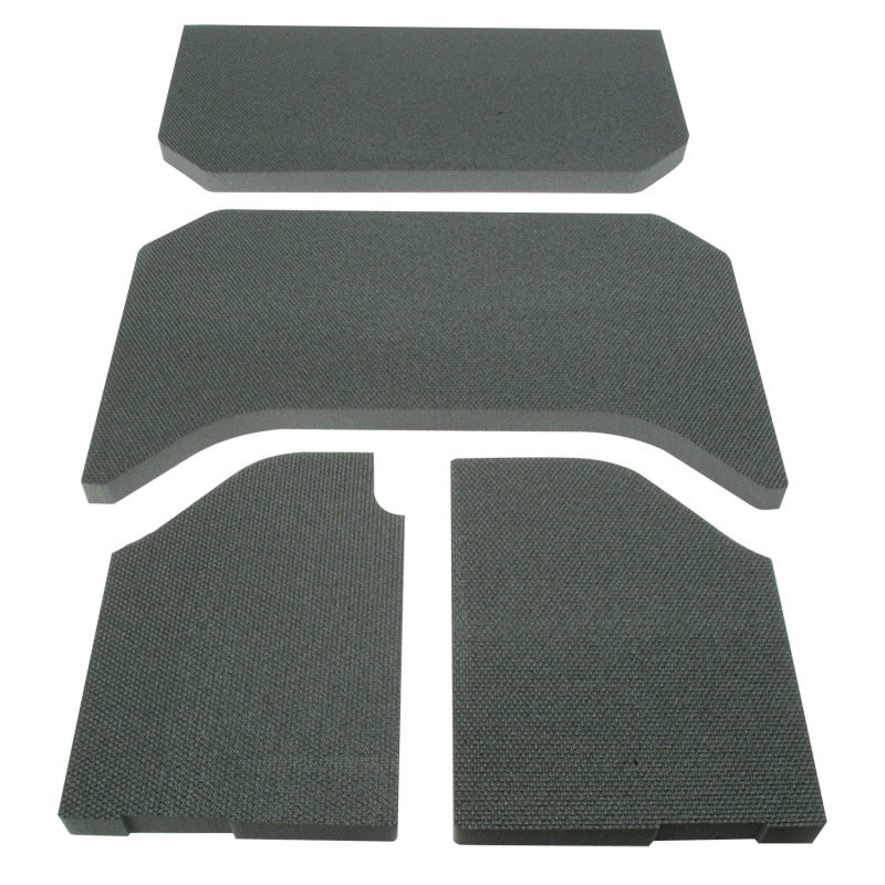 DEI 07-10 Jeep Wrangler JK 4-Door Boom Mat Headliner - 4 Piece - Black 50131 50131 Photo - Primary