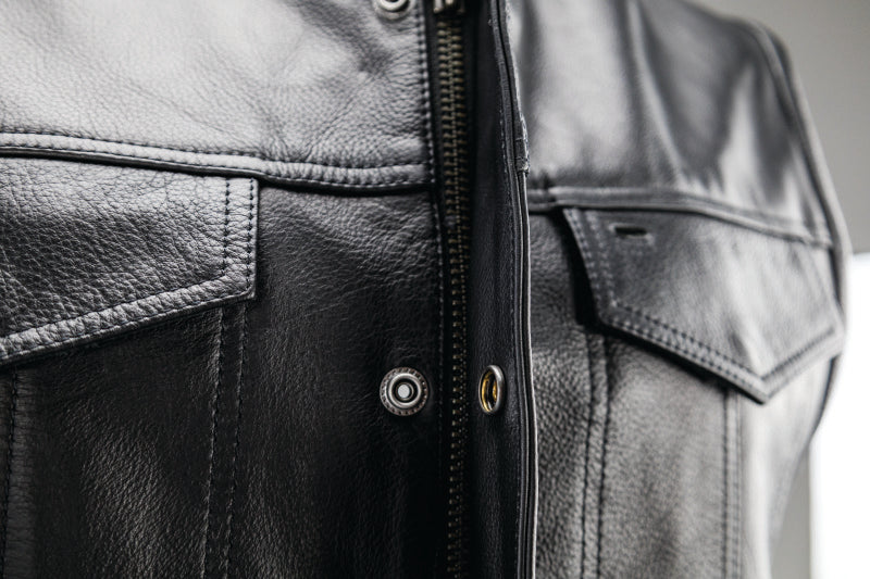 Kuryakyn Leather By River Road Vandal Club Vest Black - Small 094398 094398 User 3