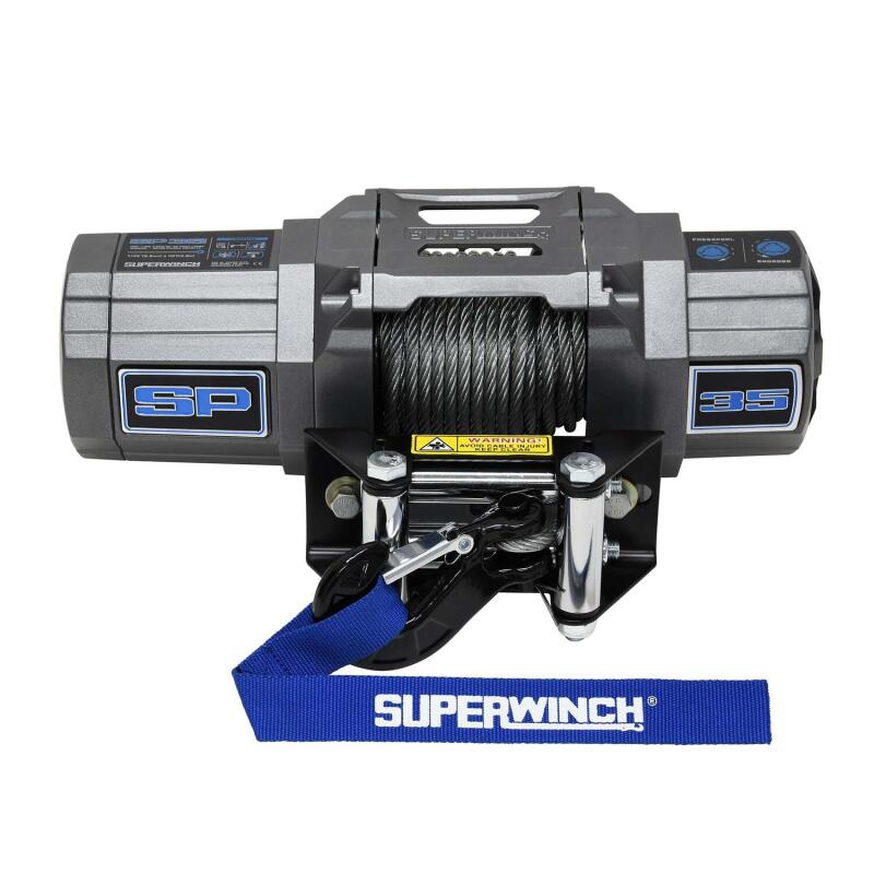Superwinch 3500lb Winch 40ft Steel Rope Roller Fairlead 1135240 1135240 Photo - Primary