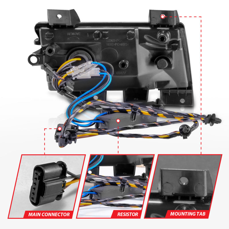 ANZO 2018-2021 Jeep Wrangler LED Side Markers Chrome Housing Smoke Lens w/ Seq. Signal Sport Bulb 511085 511085 User 4
