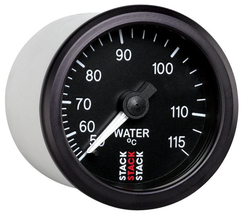 Autometer Stack Instruments 52mm 50-115 Celsius 3/8 BSPT (M) Mechanical Water Temp Gauge - Black ST3107 ST3107 User 5