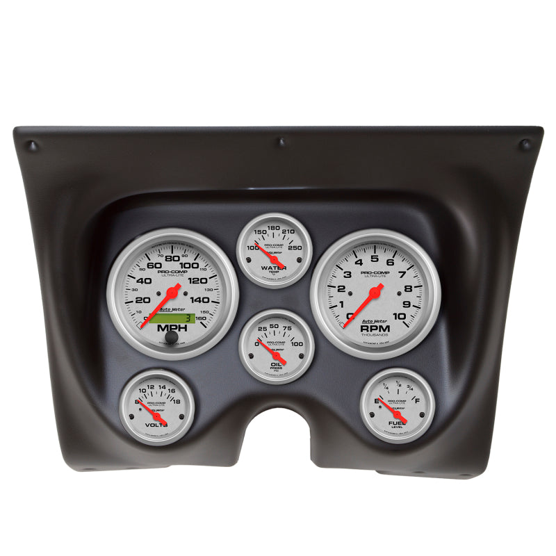 Autometer 6 Gauge Direct-Fit Dash Kit, Camaro/Firebird 67-68, Ultra-Lite 7020-UL Photo - Primary