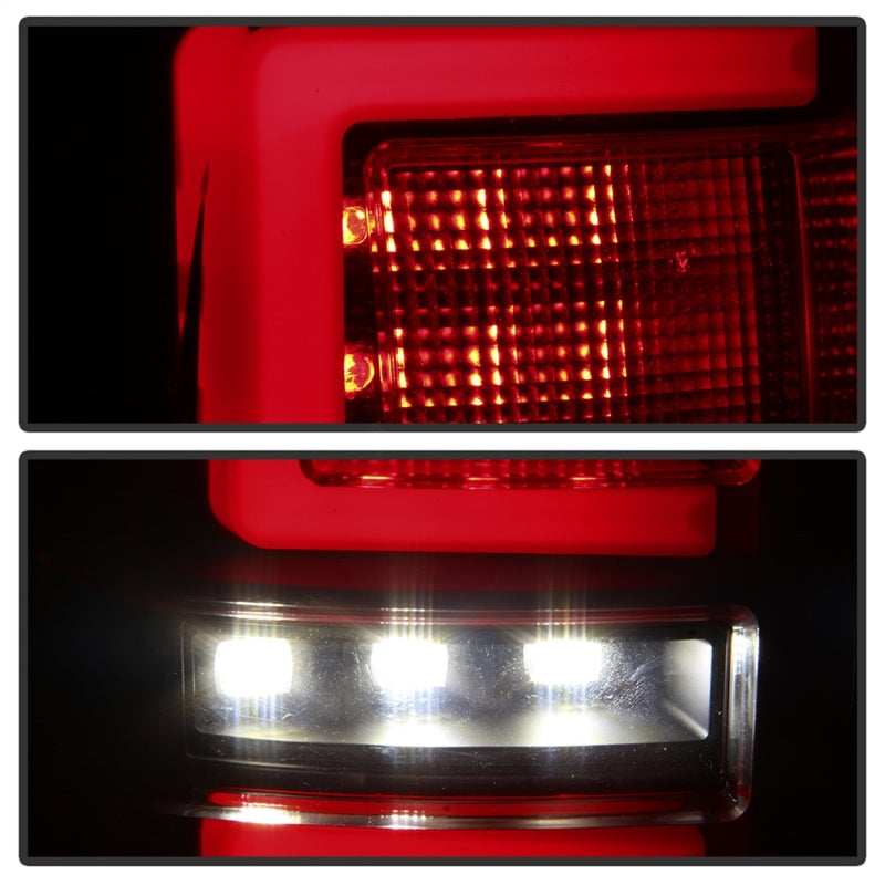 Spyder 16-17 Toyota Tacoma LED Tail Lights - Black Smoke (ALT-YD-TT16-LED-BSM) 5085740 5085740 Photo - Unmounted