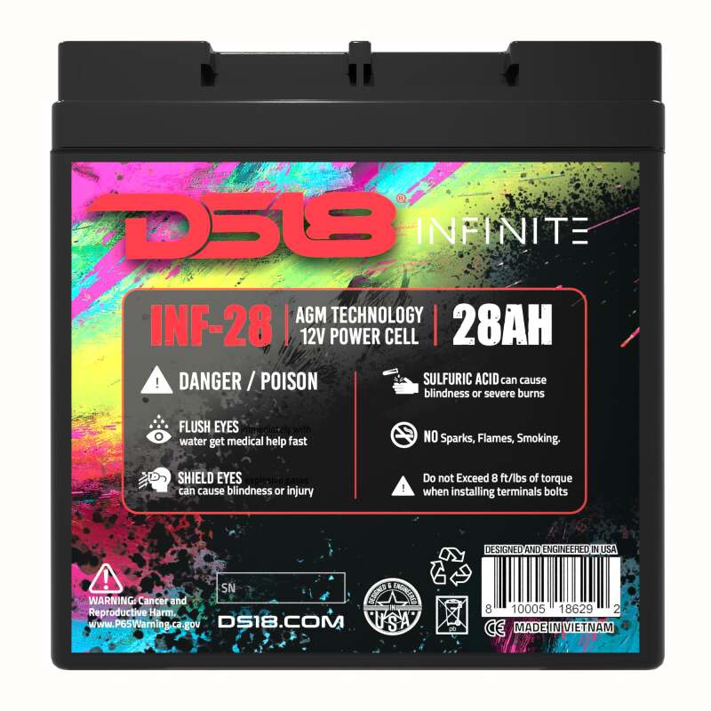 DS18 DSE Infinite AGM Power Cell Batteries Batteries, Starting & Charging Batteries main image