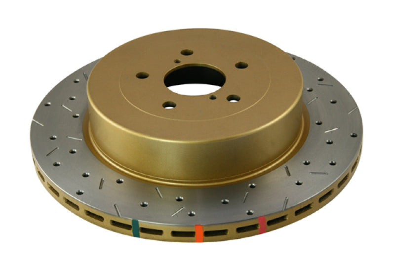 DBA 04-07 WRX/STI Turbo 10 Stud Hole Rear Drilled & Slotted 4000 Series Rotor 4655XS-10 4655XS-10 Photo - Primary