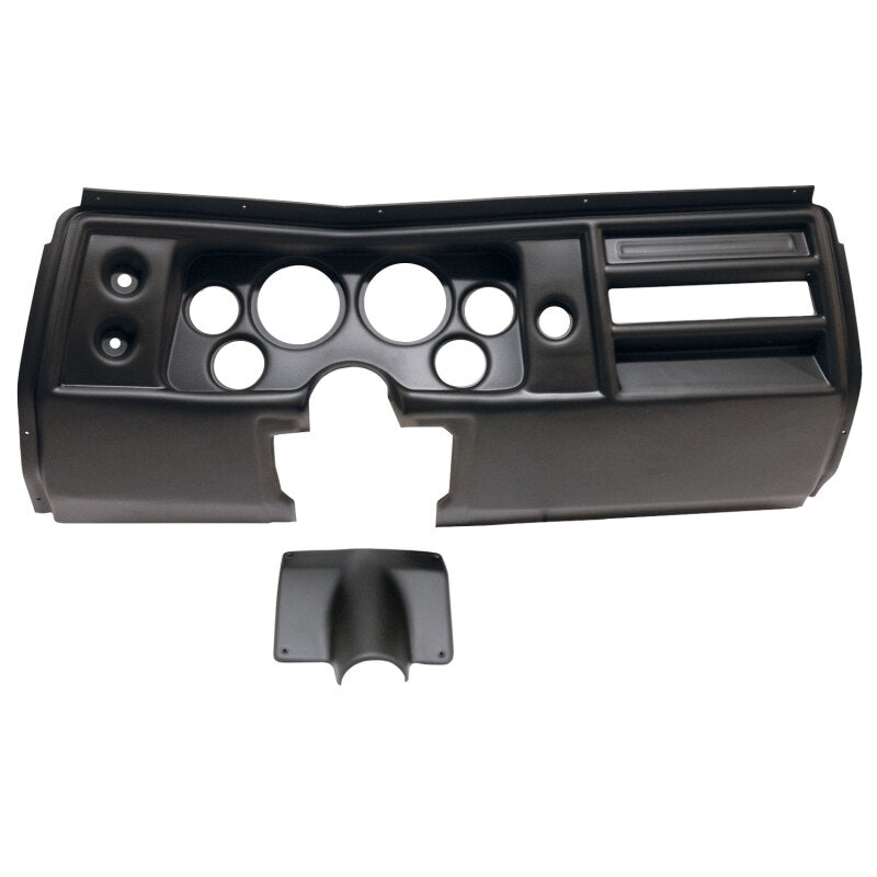 Autometer 1968 Chevrolet Chevelle No Vent Direct Fit Gauge Panel 3-3/8in x2 / 2-1/16in x4 2901 2901 Photo - Primary