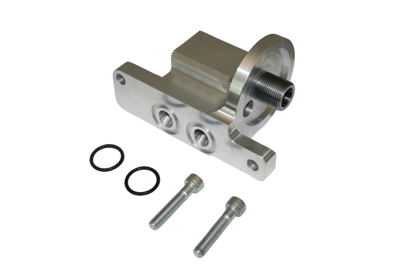 Moroso GM LS Oil Filter Adapter - Spin On - 90 Degree 23711 23711 Photo - Primary