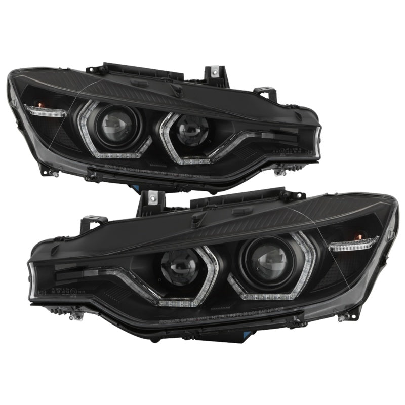 Spyder 12-14 BMW F30 3 Series 4DR Projector Headlights - Black PRO-YD-BMWF3012-AFSHID-BK 5086754 5086754 Photo - Primary