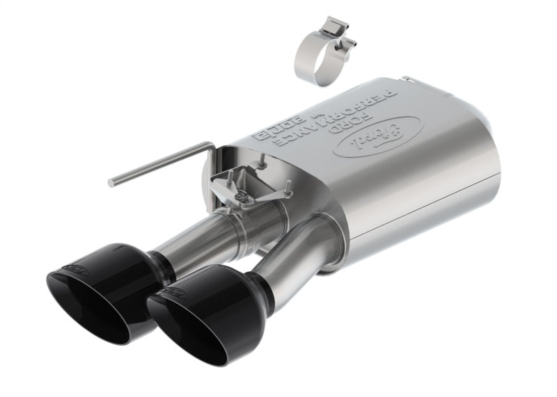 Ford Racing 2024 Mustang 5.0L Sport Active Axle-Back w/Valance - Black Tip M-5230-M5SBVA M-5230-M5SBVA Photo - Unmounted