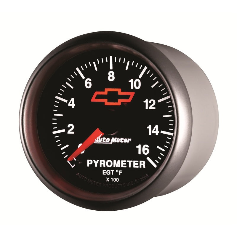 Autometer Gauge Pyro/EGT 2" 1600 Deg. F DSM GM Bowtie Blk 3644-00406 User 2