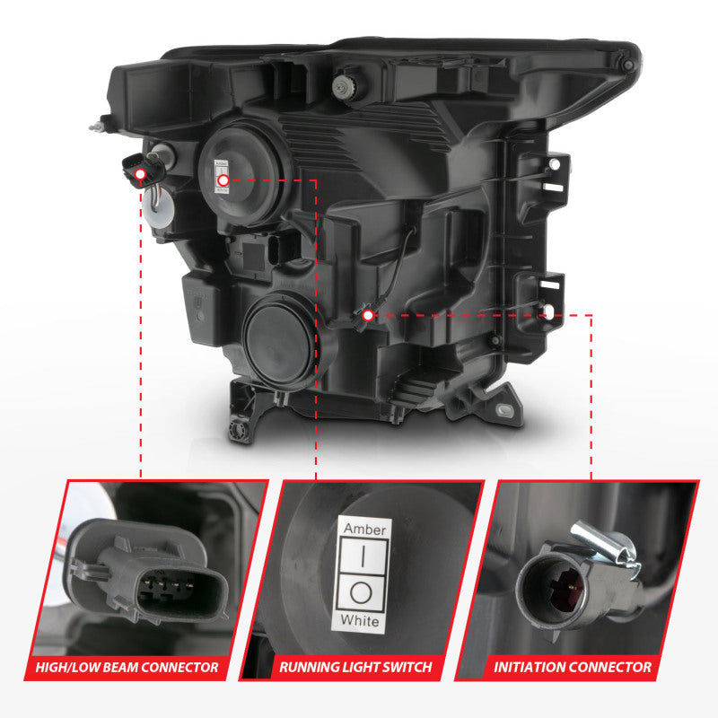 ANZO 21-23 Ford F-150 (w/Factory Halogen) Z-Series Full LED Proj Headlights - Driver Side ONLY 111593X-L 111593X-L User 1