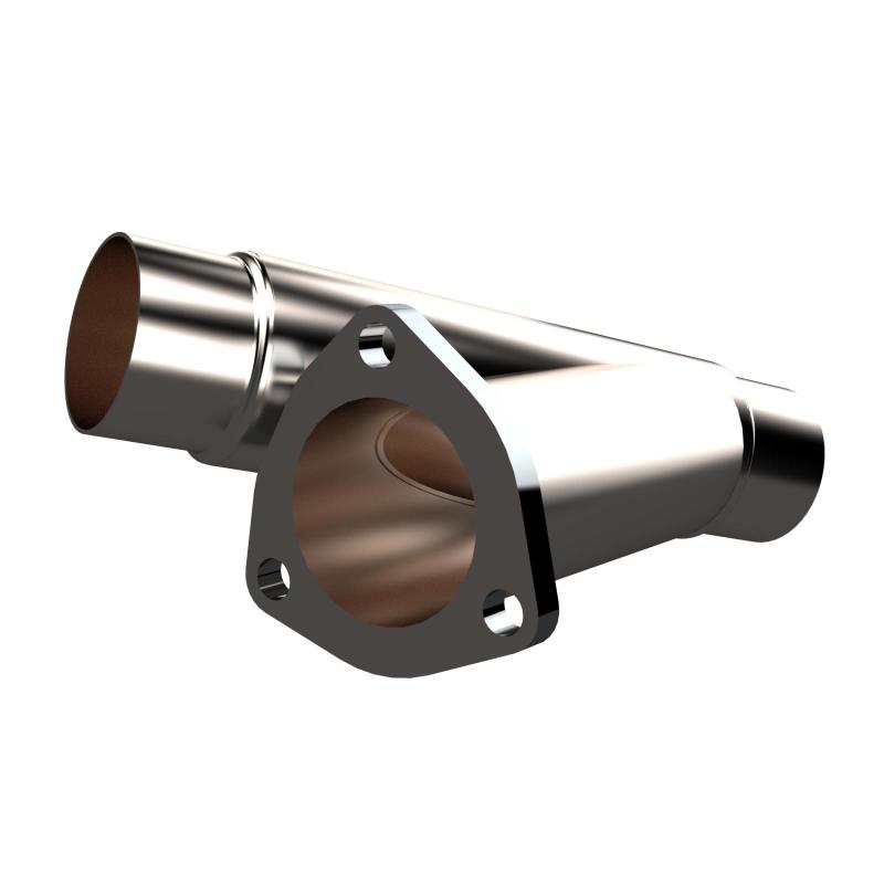QTP 2.25in Weld-On QTEC Exhaust Cutout Y-Pipe 10225 10225 Photo - Primary
