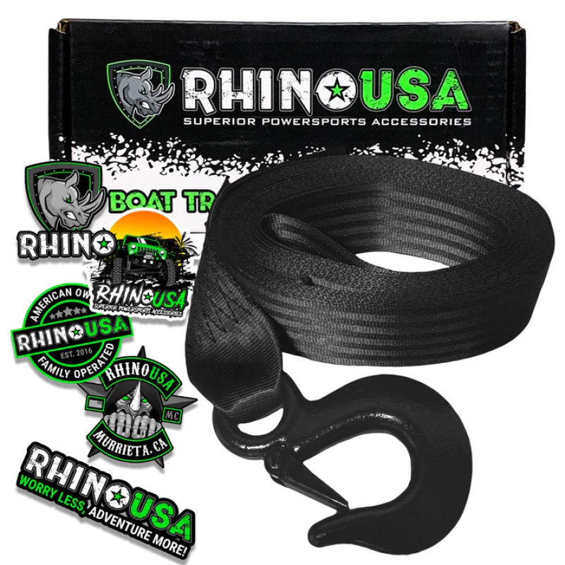 Rhino USA 2In X 20Ft Boat Winch Strap With Hook RNO-WNCH-STRP RNO-WNCH-STRP Photo - Primary
