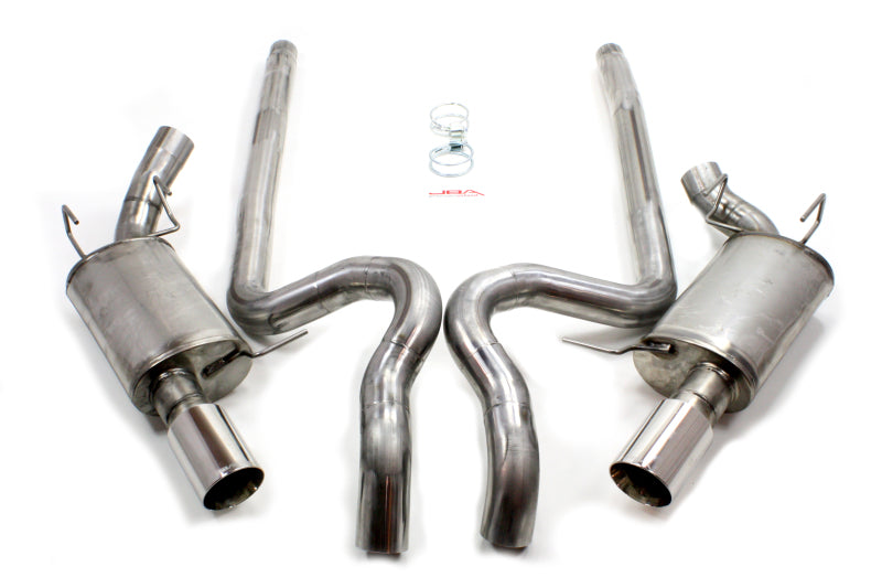 JBA 11-14 Ford Mustang GT/GT500 5.0L/5.4L/5.8L 409SS Dual Rear Exit Cat-Back Exhaust 40-2644 40-2644 Photo - Primary