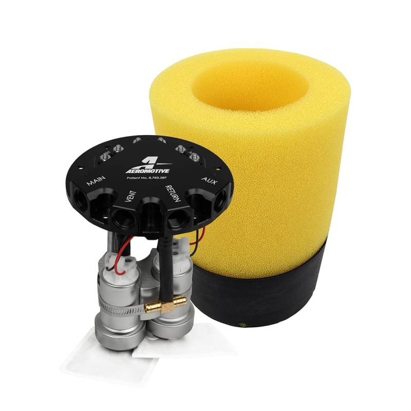 Aeromotive Phantom 450 Dual Stealth 340 Fuel Pumps 6-10in Depth 18365 18365 Photo - Primary