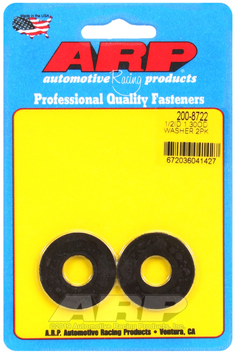 ARP 1/2 ID 1.30 OD Black Washers 200-8722 Photo - Primary