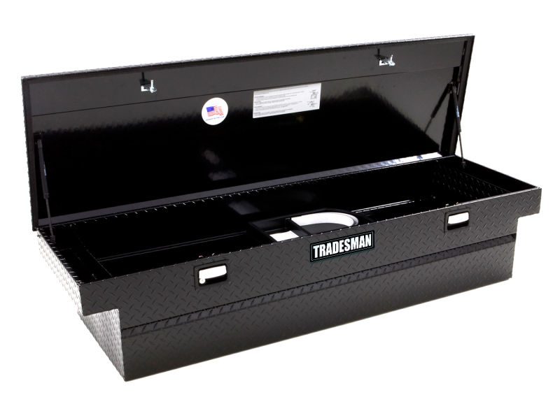 Tradesman Aluminum Single Lid Cross Bed Truck Tool Box (63in.) - Black 79304 79304 User 1