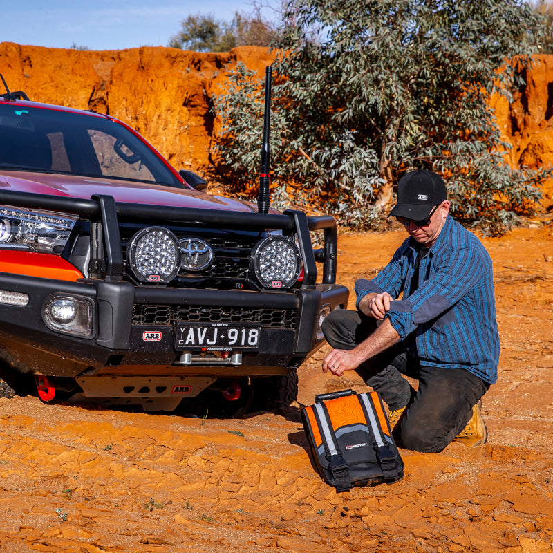 ARB Weekender Recovery Kit Incl 17600lb Recovery Strap/4.75T Shackles RK12A RK12A Photo - Mounted