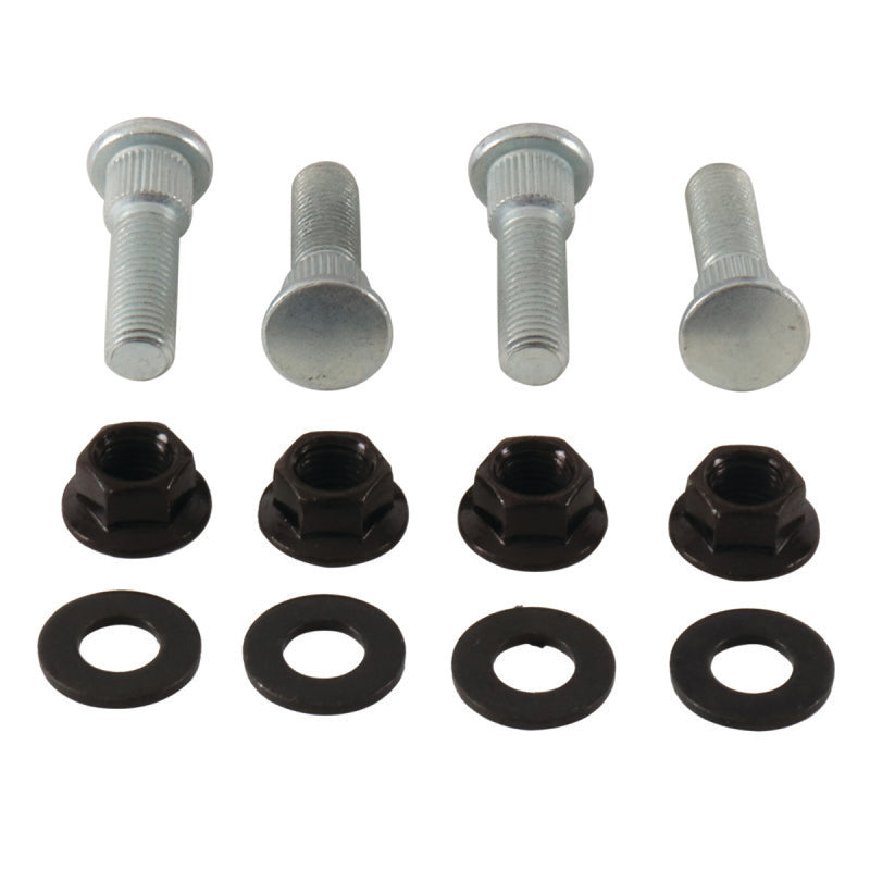 QuadBoss 04-06 Yamaha YFM350R Raptor Front Wheel Stud & Nut Kit 608237 608237 Photo - Primary