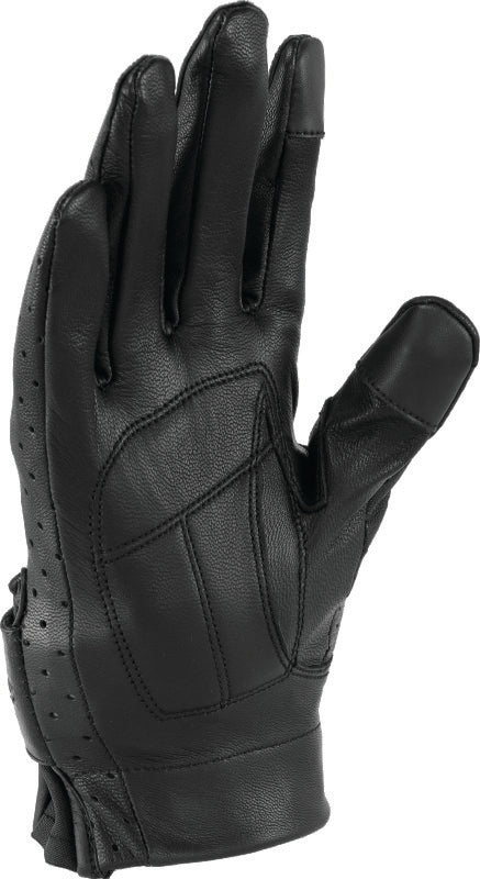 Kuryakyn Leather By River Road Tucson Leather Perforated Gloves Black Womens - Small 094501 094501 User 1