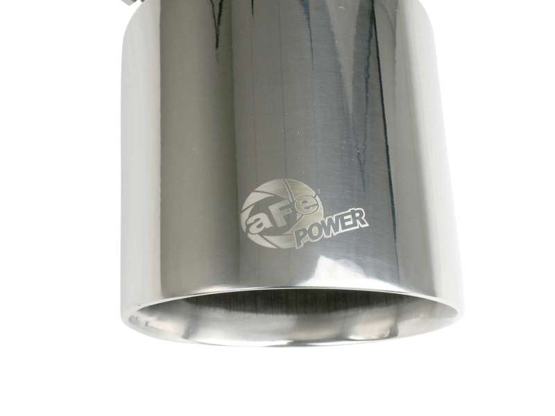aFe MACH Force-Xp 2-1/2in 304 SS Clamp-On Exhaust Tip 2.5in In / 4.5in Out / 7in.L - Polished 49T25454-P071 49T25454-P071 Photo - Unmounted