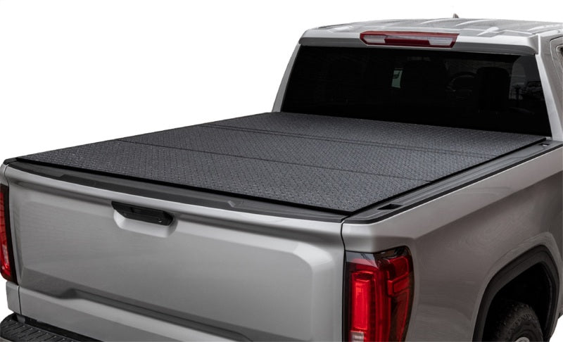 Access LOMAX Tri-Fold Cover 07-17 Toyota Tundra  - 5ft 6in Bed (w/Deck Rail) B4050099 B4050099 Photo - Primary
