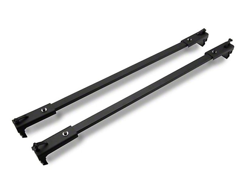 Officially Licensed Jeep 07-18 Jeep Wrangler JK 4Door Two Bar Removable Roof Rack w/ Jeep Logo oljJ157744