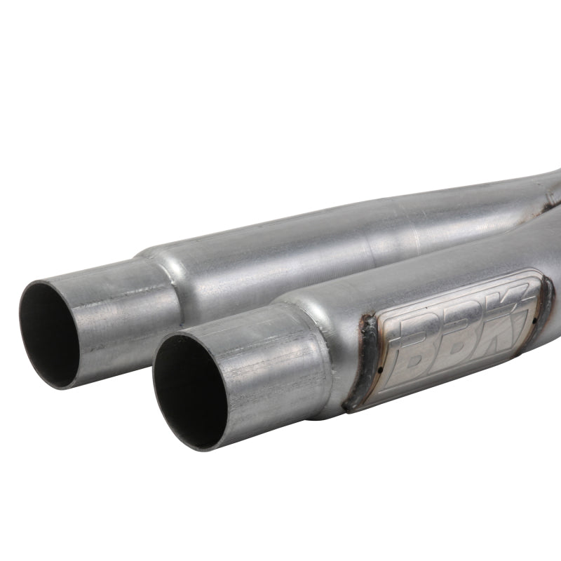 BBK Performance Mustang GT Resonator Delete X-Pipe (15-19) 1818 Photo - Unmounted