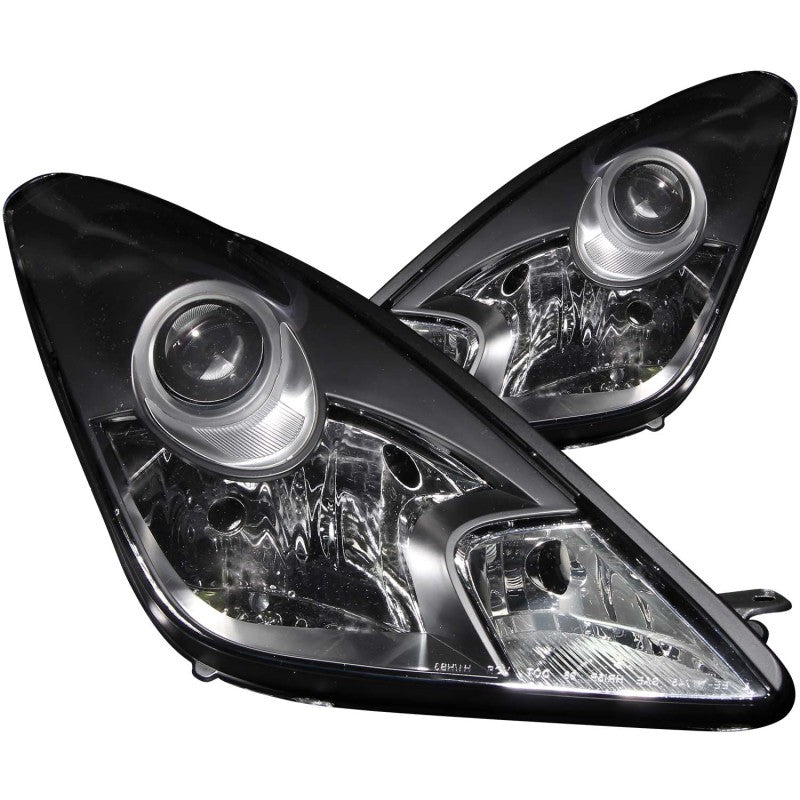 Anzo 2000-2005 Toyota Celica Crystal Headlights Black 121122 Photo - Primary