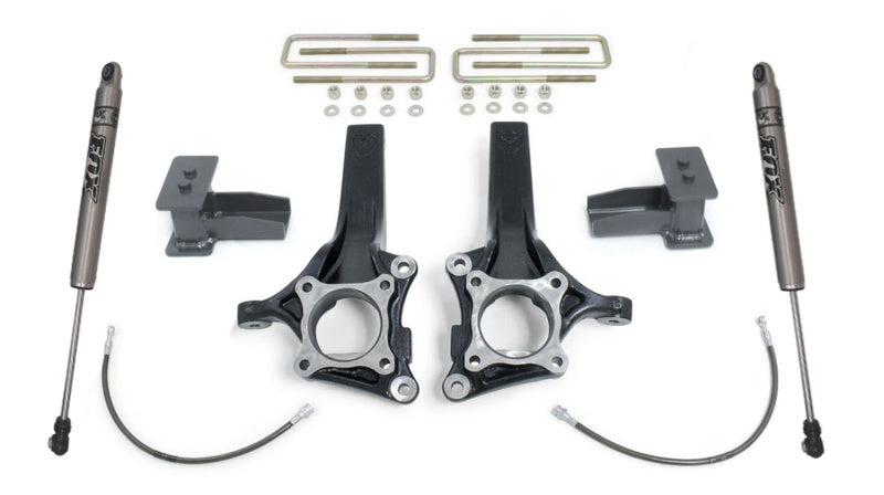MaxTrac 09-14 Ford F-150 2WD 4in/2in MaxPro Elite Spindle Lift Kit w/FOX Shocks K883442F K883442F Photo - Primary