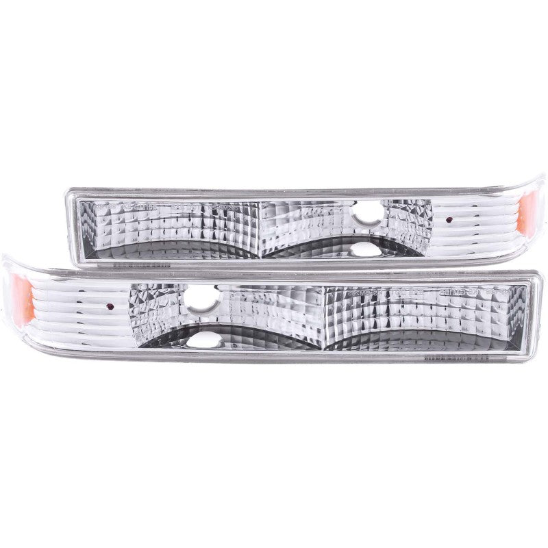 Anzo 1998-2005 Chevrolet S-10 Euro Parking Lights Chrome 511038 Photo - Primary