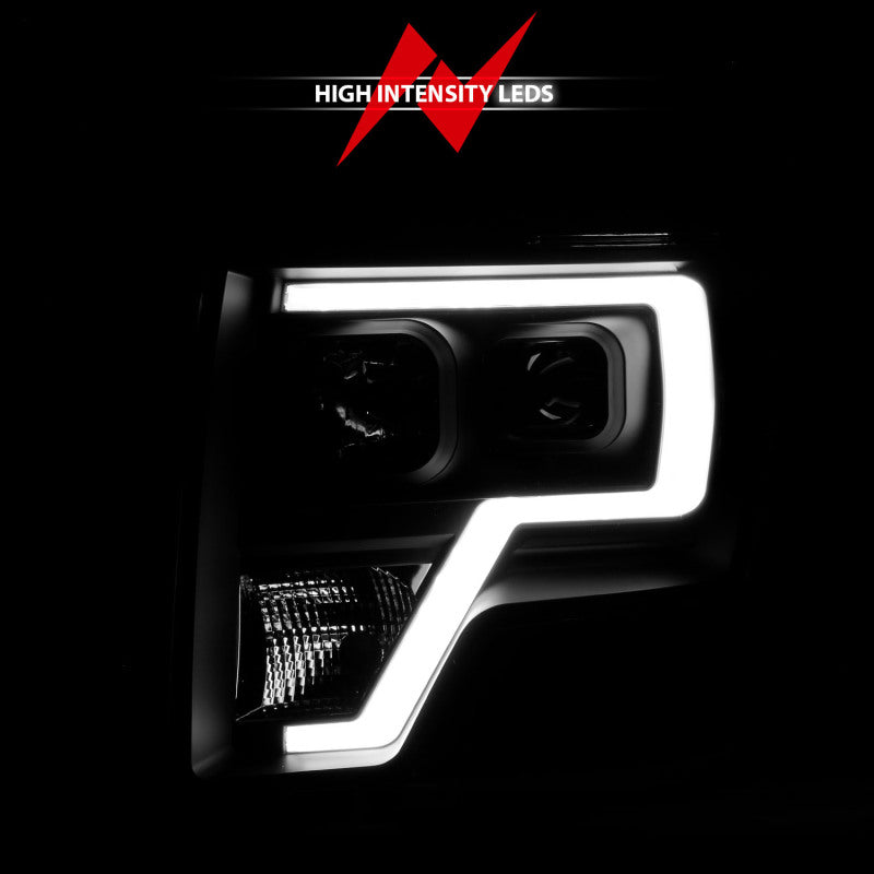 ANZO 2009-2014 Ford F-150 Projector Light Bar H.L Black Amber 111443 111443 User 5