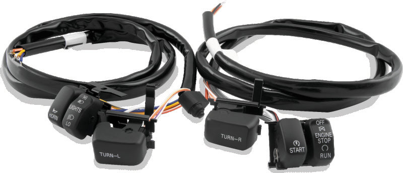 TwinPower Twin Power 96-06 Big Twin and XL Black Handlebar Switch Kit 482653 482653 Photo - Primary