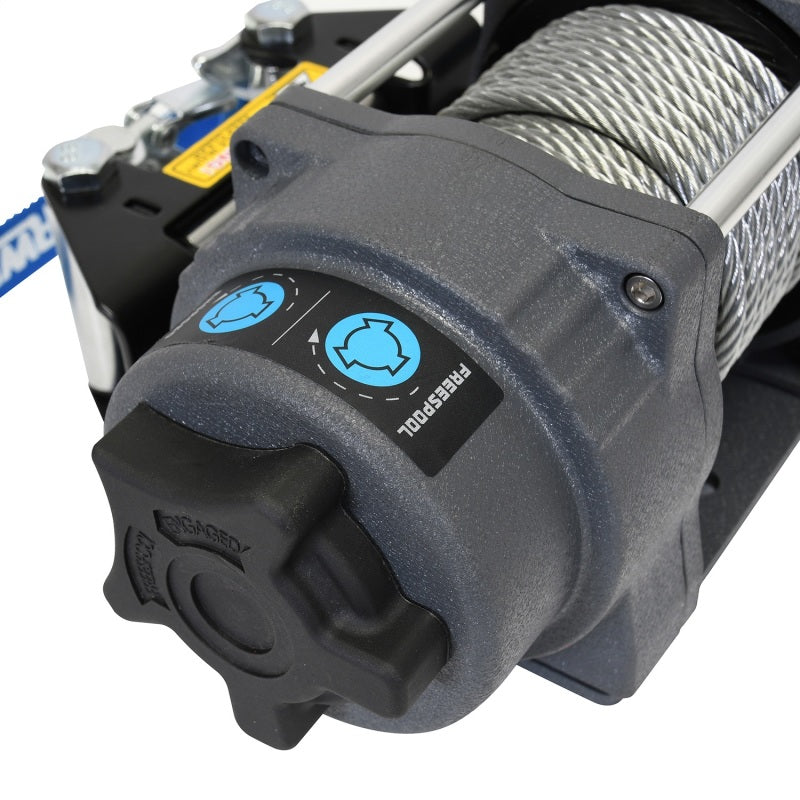 Superwinch 2500 LBS 12V DC 3/16in x 40ft Steel Rope Terra 2500 Winch - Gray Wrinkle 1125260 1125260 Photo - Unmounted