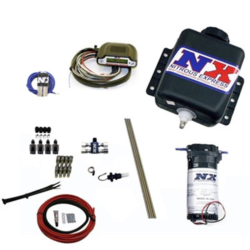 Nitrous Express Direct Port Water Injection 4 Cyl Stage 2 w/Hardlines 15125H 15125H Photo - Primary
