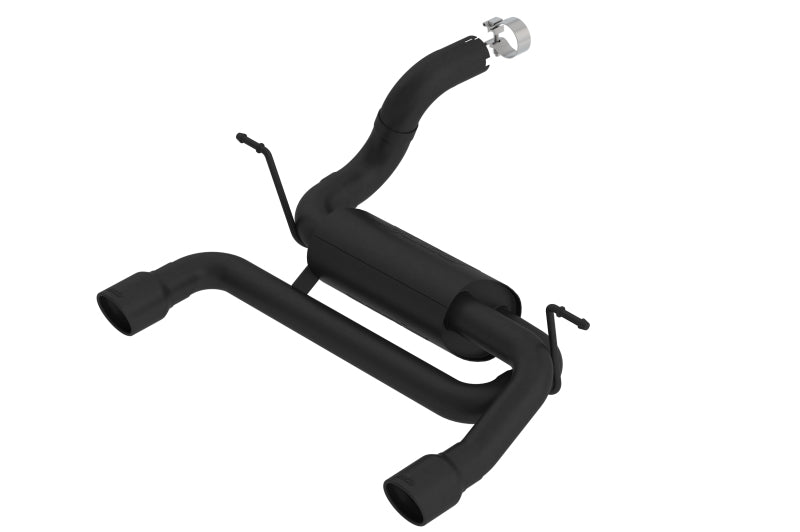 Borla 18-19 Jeep Wrangler JL/JLU 2.0L 4Cyl 2DR/4DR Axle Back Exhaust ATAK w/ 2.5in Tips - Black 11964CB 11964CB Photo - Primary