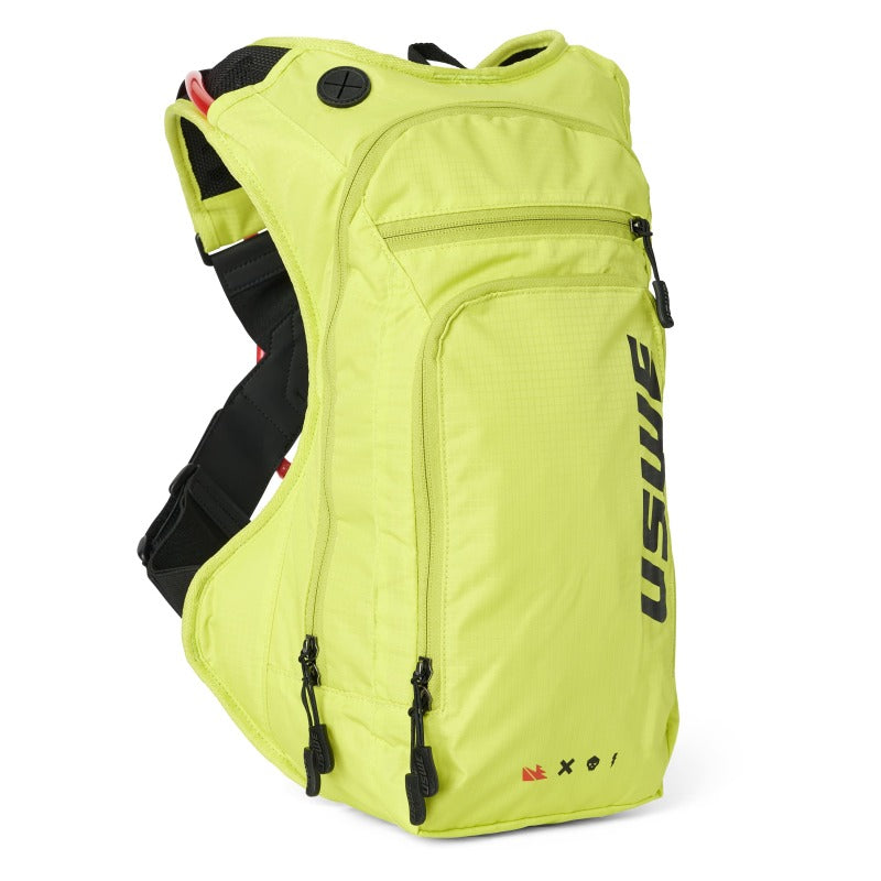 USWE Outlander Moto Hydration Pack 9L - Crazy Yellow 209077002 209077002 User 1