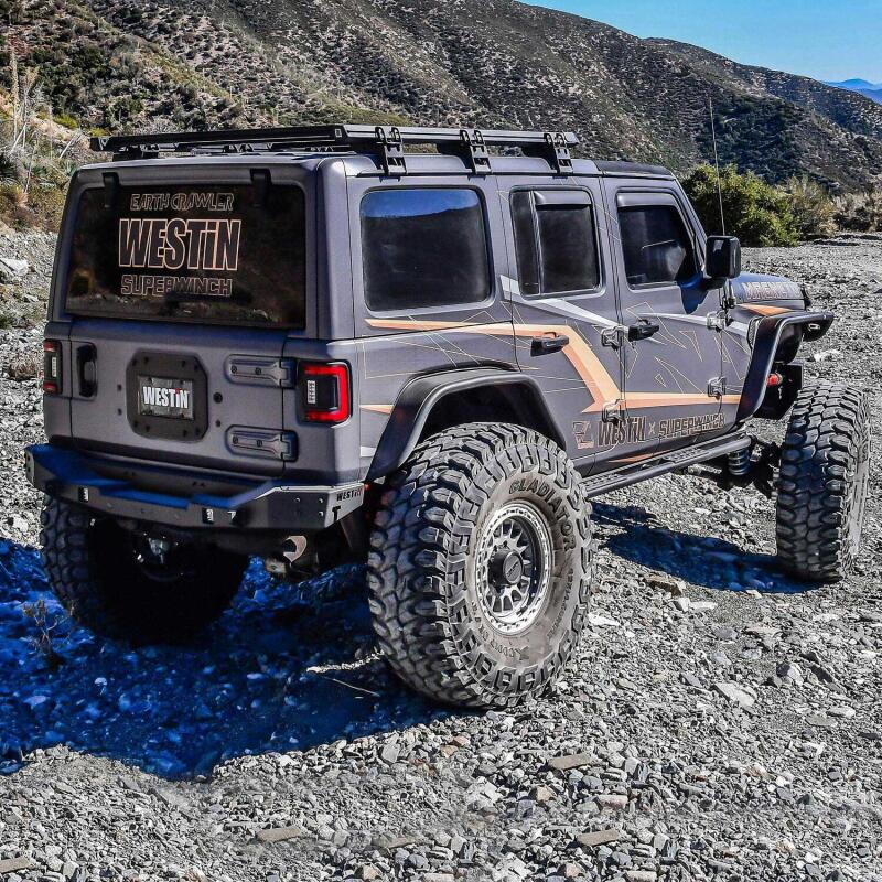 Westin 18-25 Jeep Wrangler JL XTS Rear Bumper - Textured Black 59-712195 59-712195 Photo - Mounted