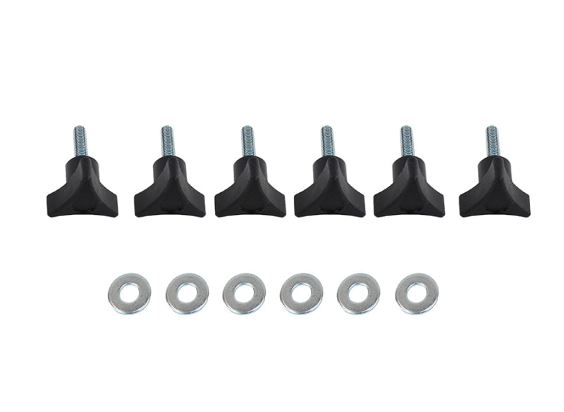 Kentrol 04-06 Jeep Wrangler TJ Unlimited LJ Hardtop Screws Unlimited - Textured Black 70008 70008 Photo - Primary