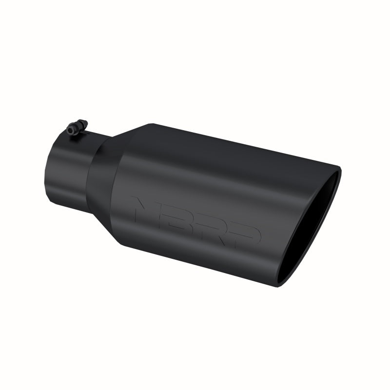 MBRP Universal Tip 8in OD Rolled End 5in Inlet 18in Length T304 - Black T5129BLK Photo - Primary