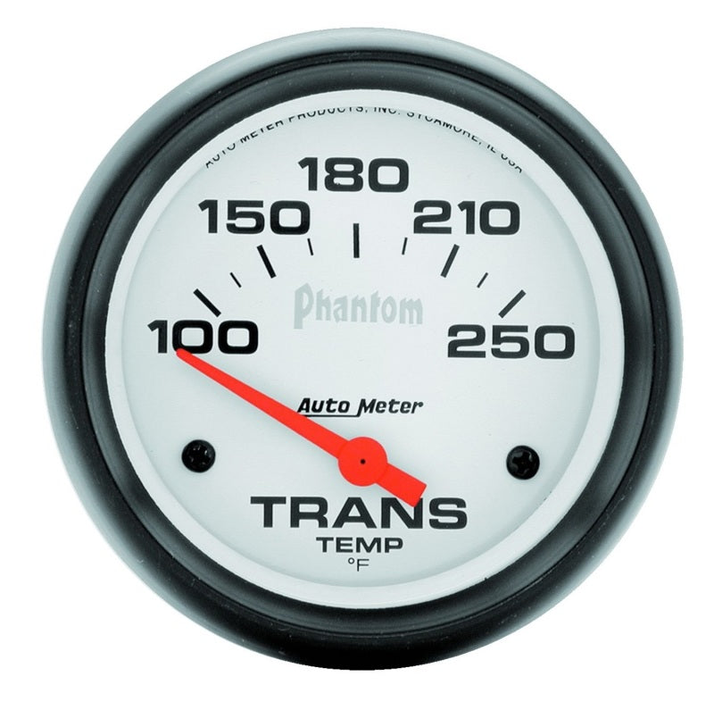 Autometer Gauge, Transmission Temp, 2 5/8", 100-250 Deg F, Electric, Phantom 5857 Photo - Primary