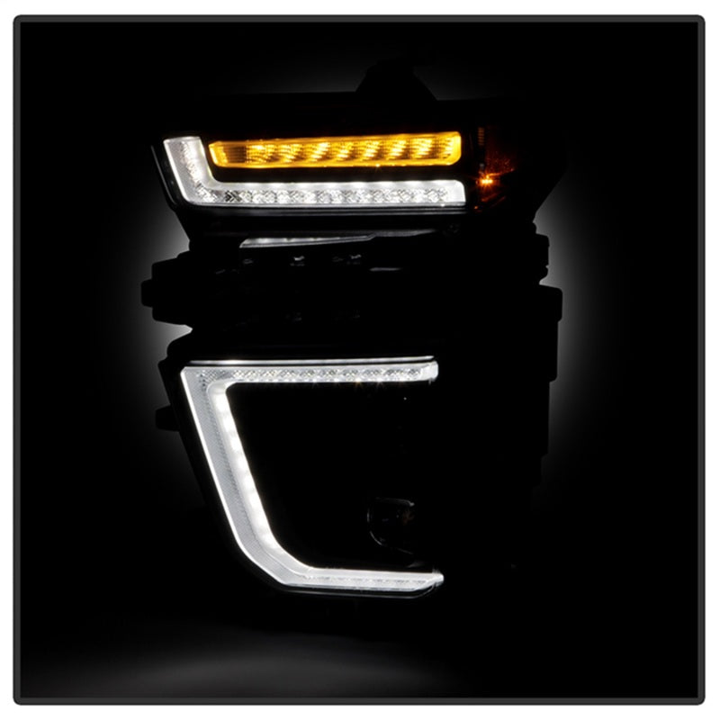 SPYDER 20-23 Chevy Silverado 2500/3500 Proj Headlights - LED DRL - Black PRO-YD-CSHD20SI-SEQ-BK 5088796 5088796 Photo - Unmounted