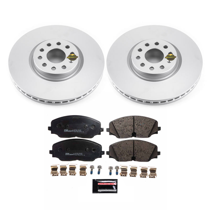 Power Stop 18-20 Volkswagen Atlas Front Euro-Stop Brake Kit ESK8117 ESK8117 Photo - Primary