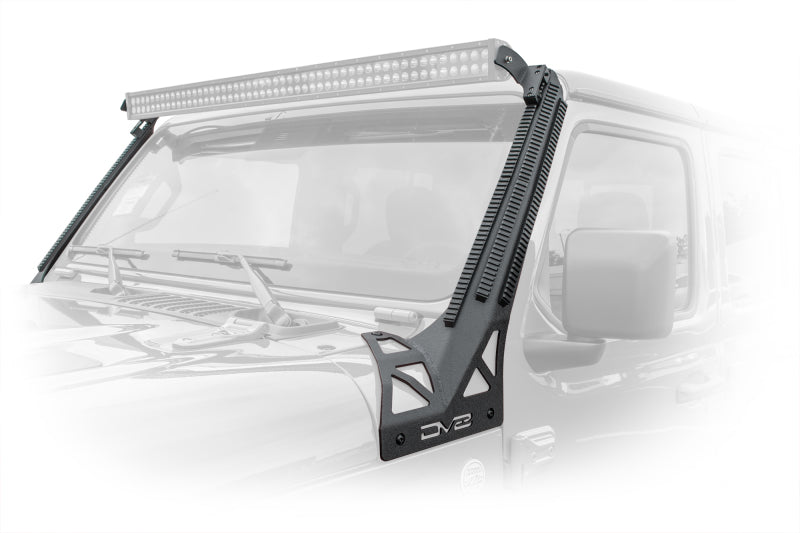 DV8 Offroad 2018+ JL/Gladiator Picatinny Rail A-Pillar Pod LED Light Mount D-JL-190052-PIL D-JL-190052-PIL Photo - Primary