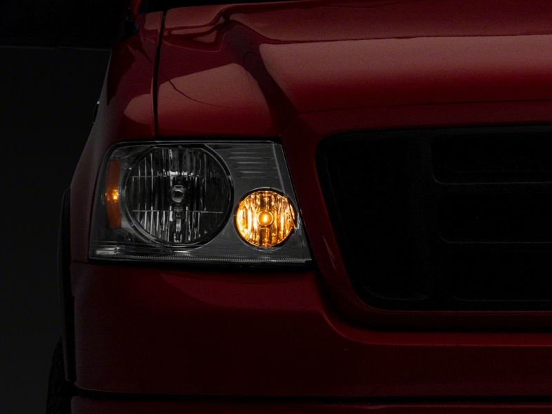 Raxiom 04-08 Ford F-150 Axial Series OEM Style Replacement Headlights- Chrome Housing (Clear Lens) T551341 T551341 Photo - Close Up